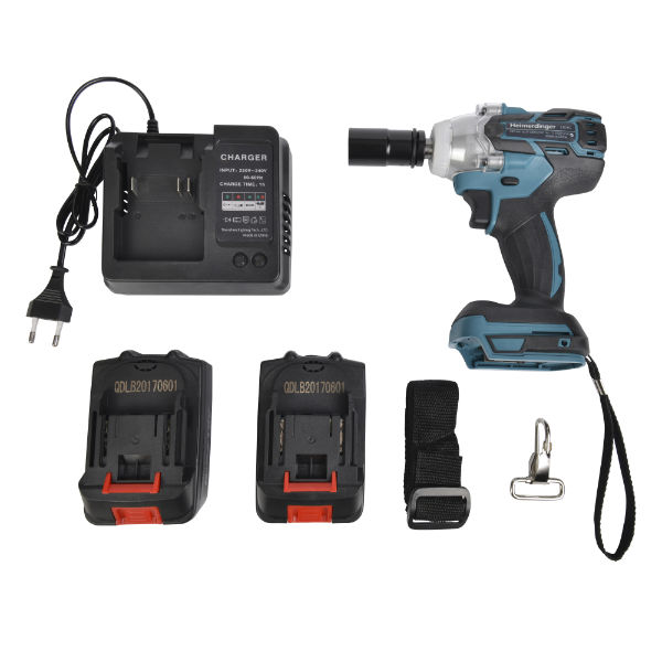 LB161 Electric Rechargeable Brushless Impact Wrench Set with 2 pcs18V Battery