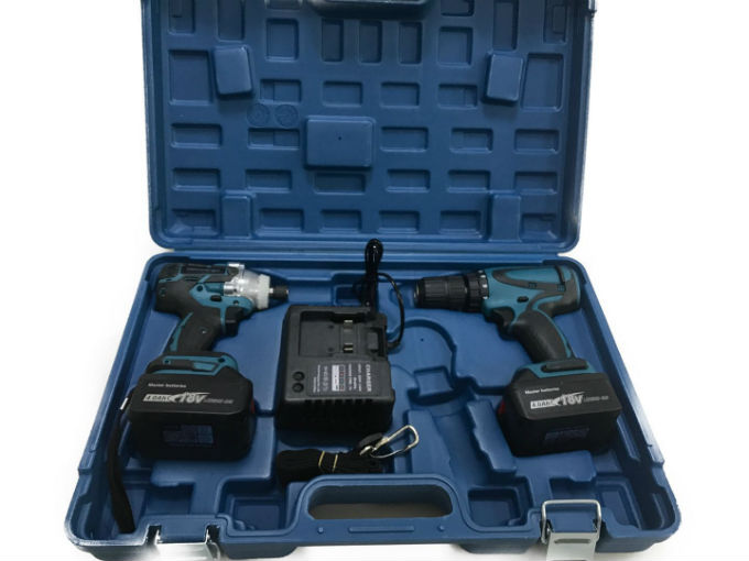 2 in 1 Combo Set--18v Cordless Impact Driver& Cordless Drill Driver